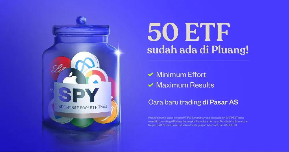 Pluang Rilis 50 ETF: Alternatif Investasi Menarik bagi Investor